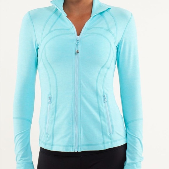 ISO NWT Lululemon Define Jacket Heathered Angel Blue Size 4